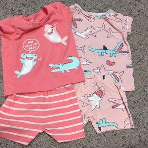 Pj's pink sharks